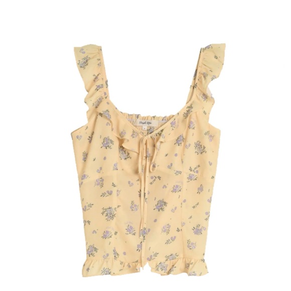 Simple Retro Floral Top - Picture 2 of 7